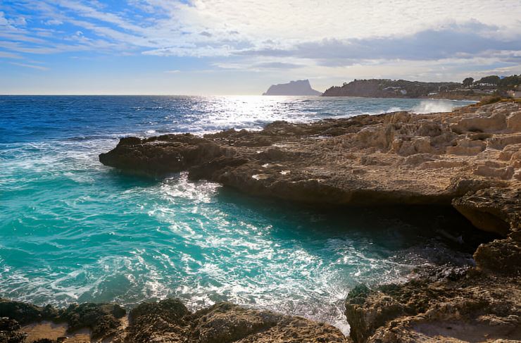 Dónde está Moraira en España